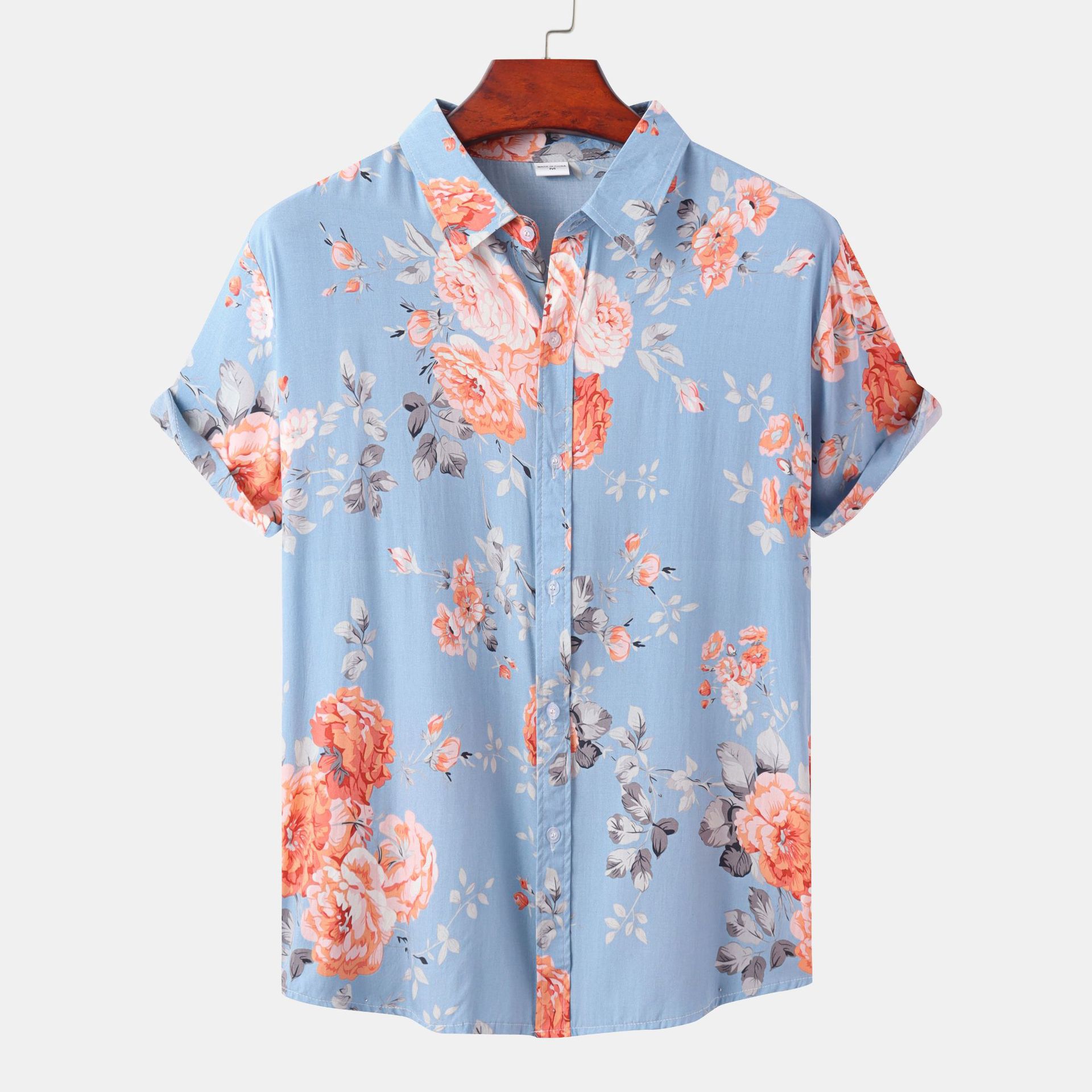 Men's Short-Sleeved Resort Style Shirt