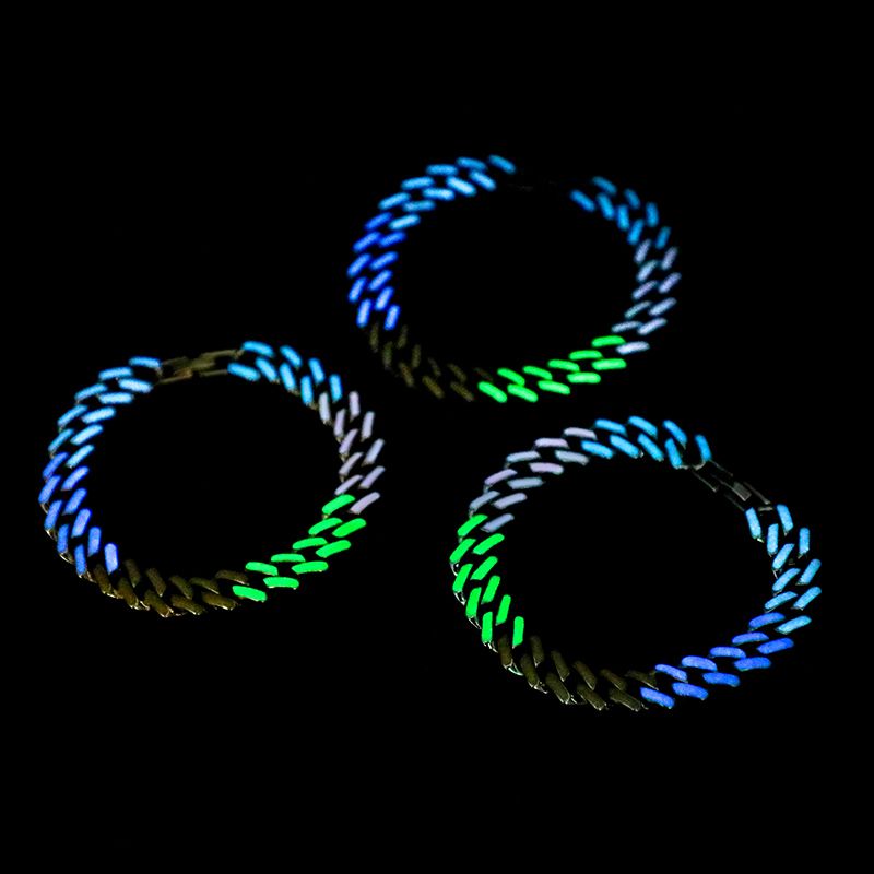10mm Multi-Color Enamel Prong Cuban Chain and Bracelet Set