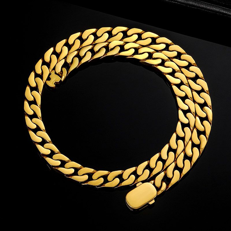 10mm Stainless Steel Miami Cuban Link Chain and Bracelet Set