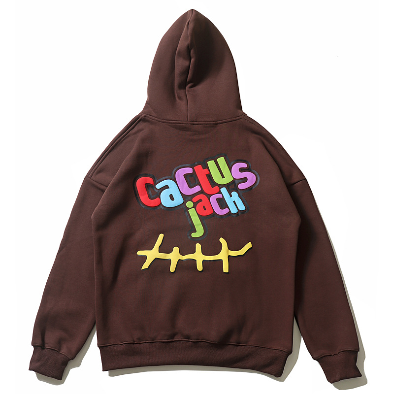 Colorful Letter Foam Print Fleece Hoodie Colorful Letter Foam Print Fleece Hoodie