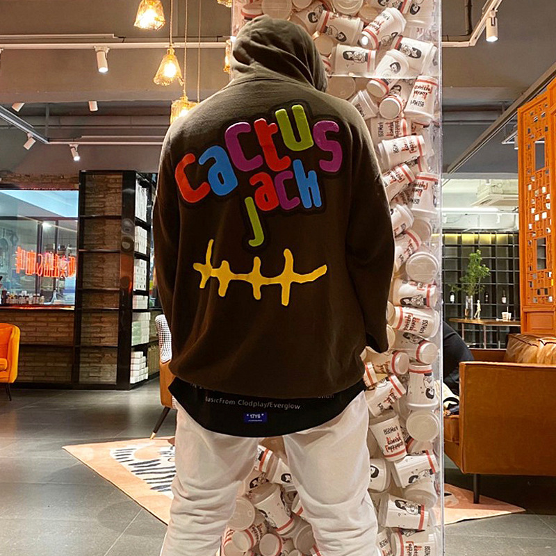 Colorful Letter Foam Print Fleece Hoodie Colorful Letter Foam Print Fleece Hoodie