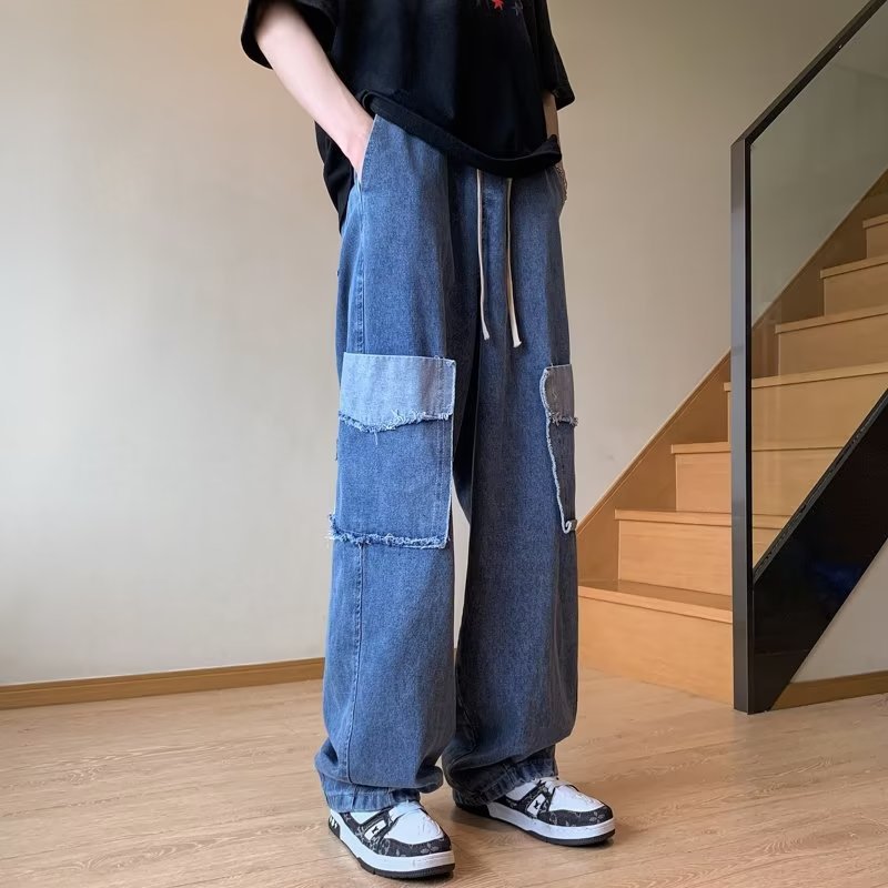 Simple Harajuku Japanese Style Loose Jeans