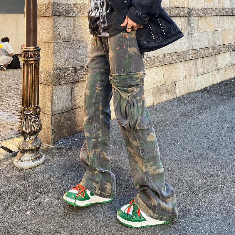 Casual Sports Outdoor Camouflage Overalls