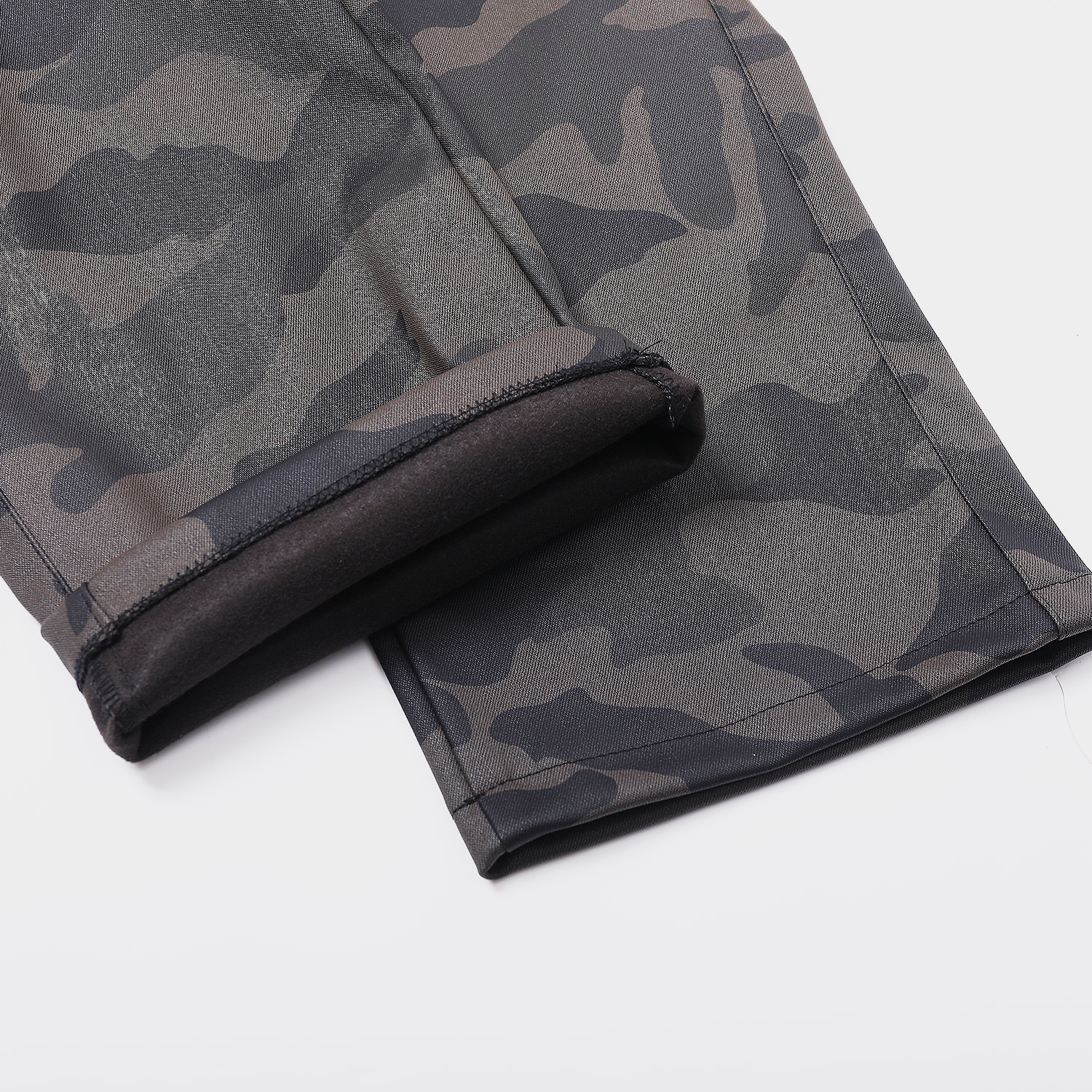 Camouflage Elastic Slim Fashion PU Leather Pants