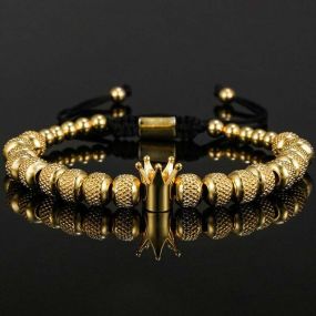 King Crown Beads Bracelet
