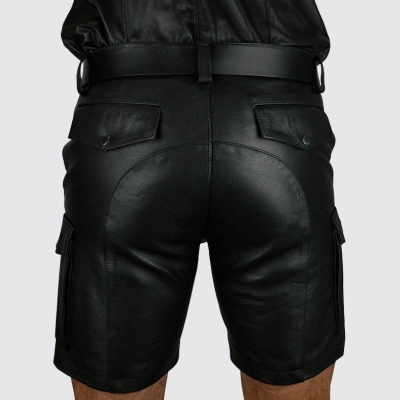 Fashion Casual Leather Short