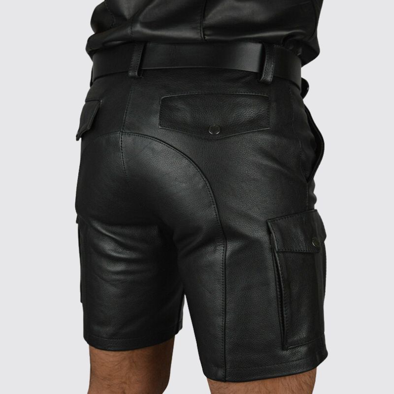 Fashion Casual Leather Short