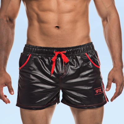 Faux Leather Lounge Shorts