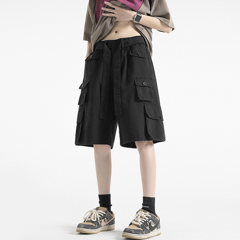 Vintage Multi-Pocket Cargo Shorts