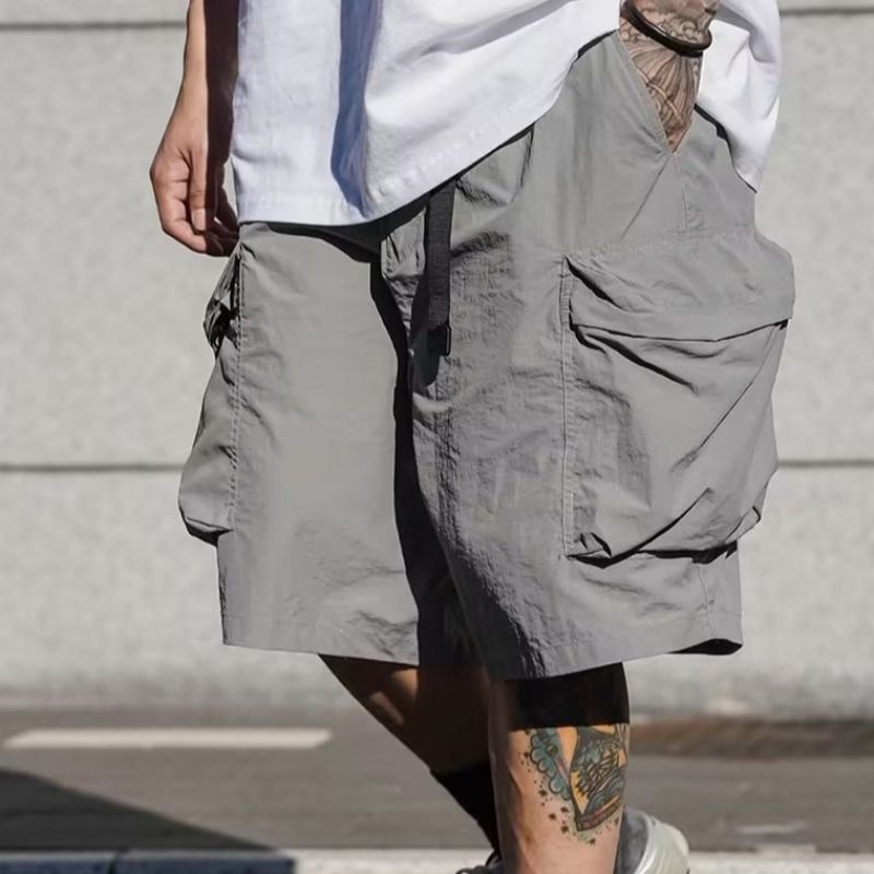 Japanese Functional Pocket Cargo Shorts