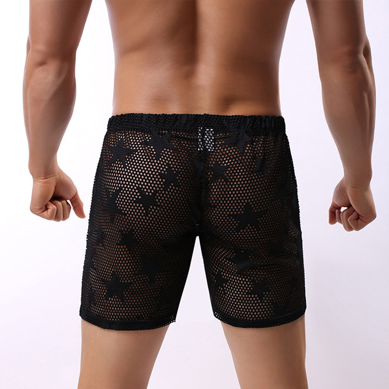 Star Mesh Hollow Breathable Shorts