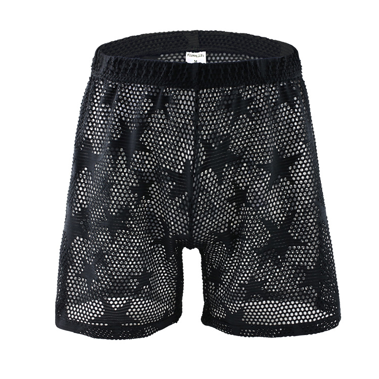 Star Mesh Hollow Breathable Shorts