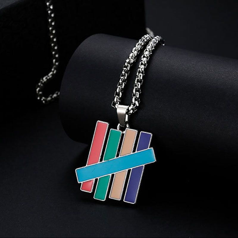 Fashion Five Color Stainless Steel Pendant