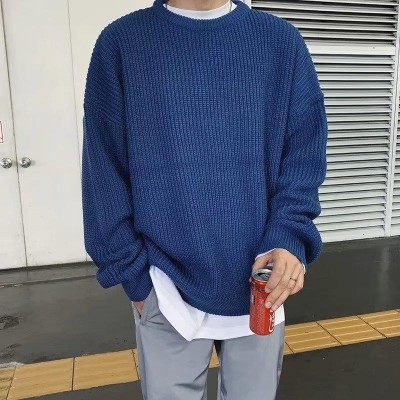 Oversize Solid Pullover Sweater