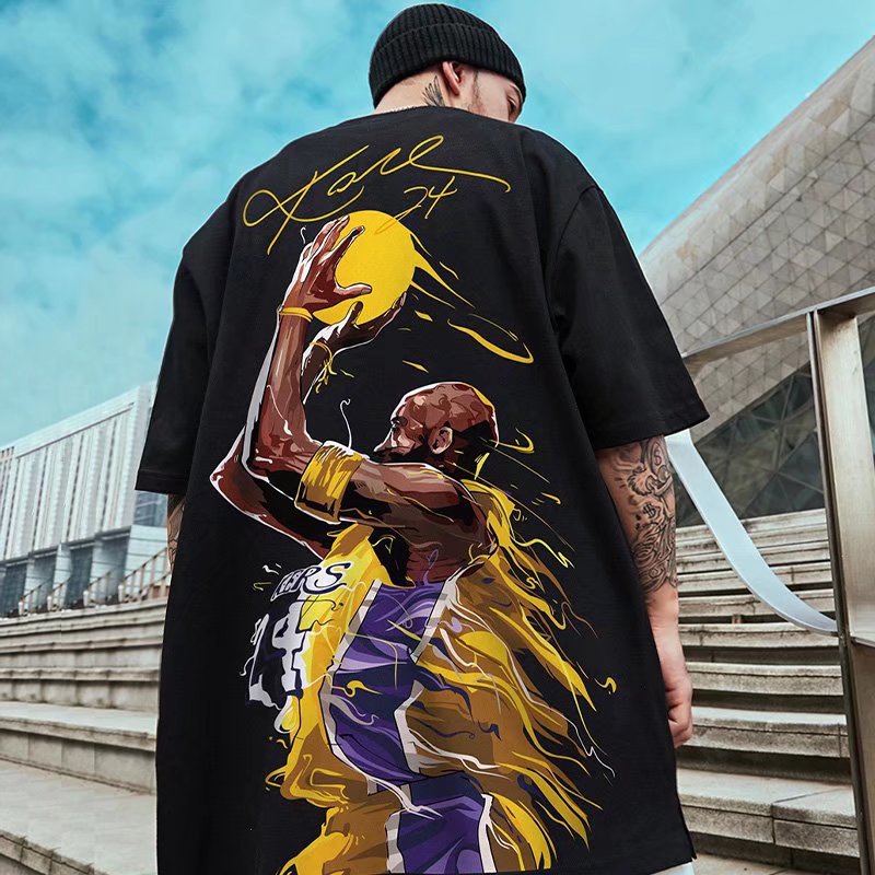 Basketball Print T-Shirt