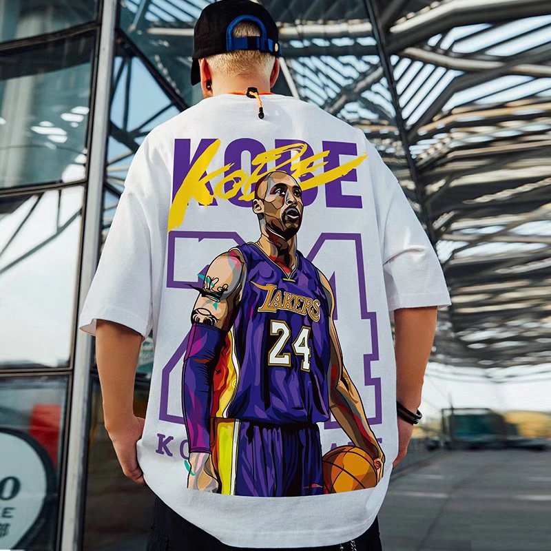 Hip Hop Basketball Print T-Shirt