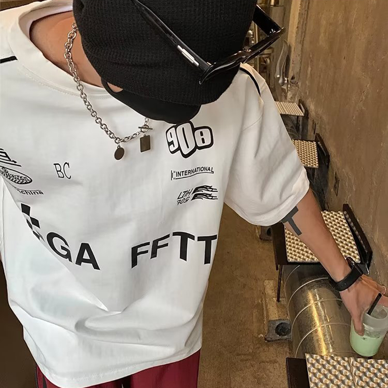 Youth Fashion Trendy Letter T-Shirt