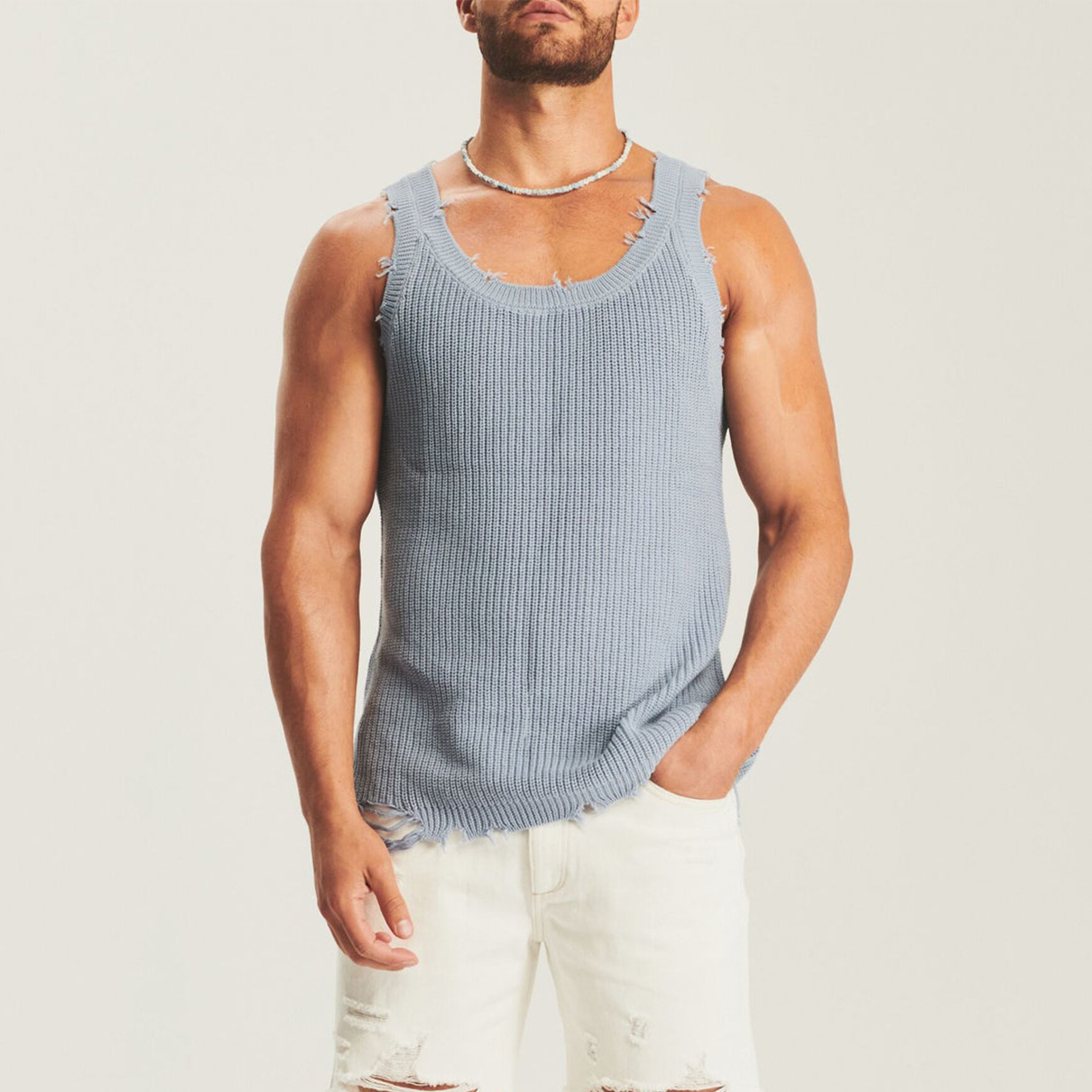 Loose Casual Knit Vest
