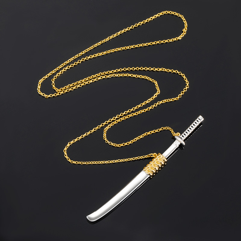Women's Katana Unsheathed Sword Necklace
