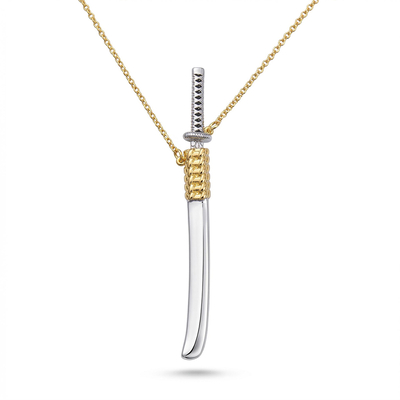 Women's Katana Unsheathed Sword Necklace