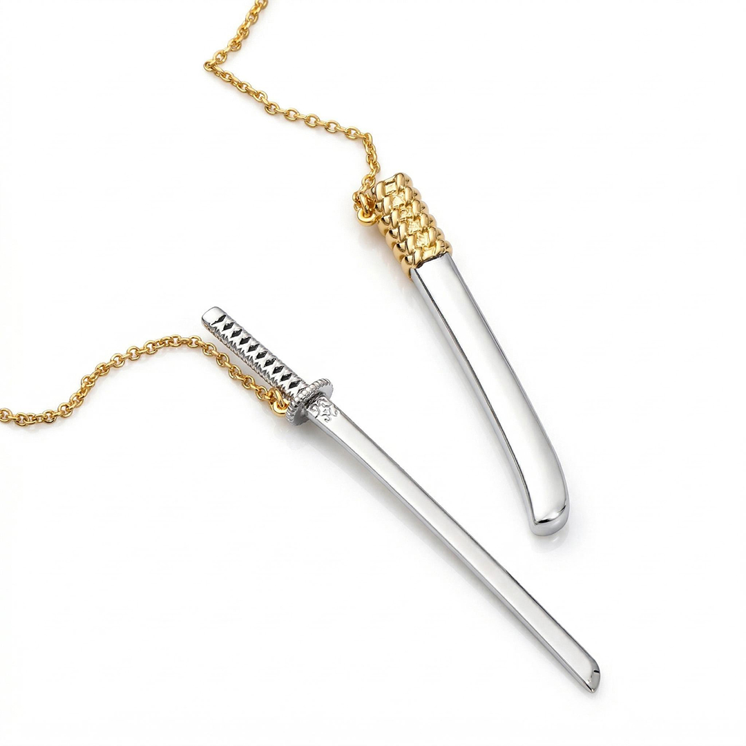 Women's Katana Unsheathed Sword Necklace