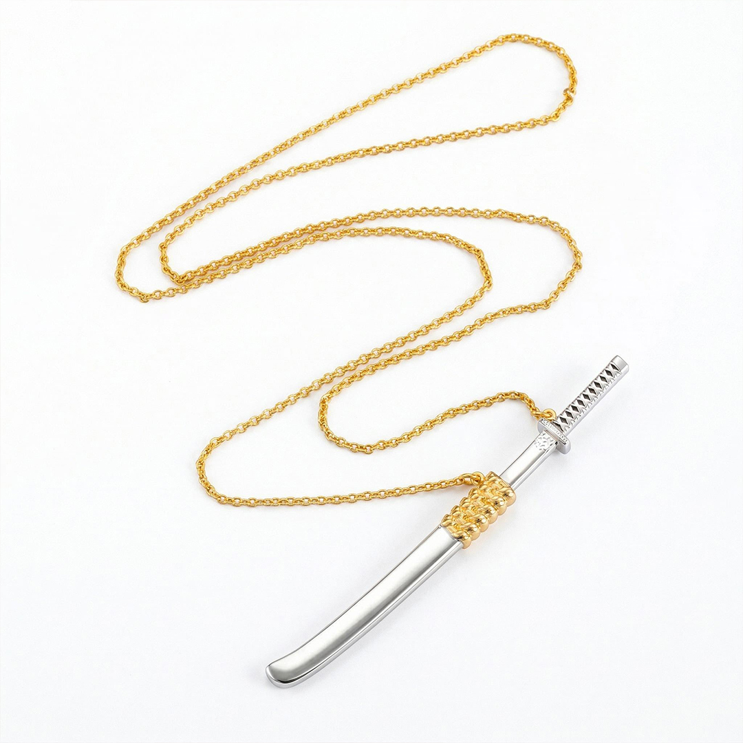Women's Katana Unsheathed Sword Necklace