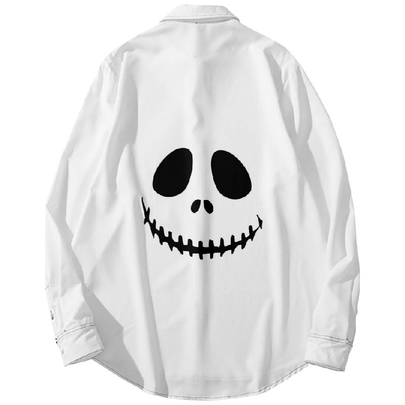 Halloween Skull Finger Print Shirt