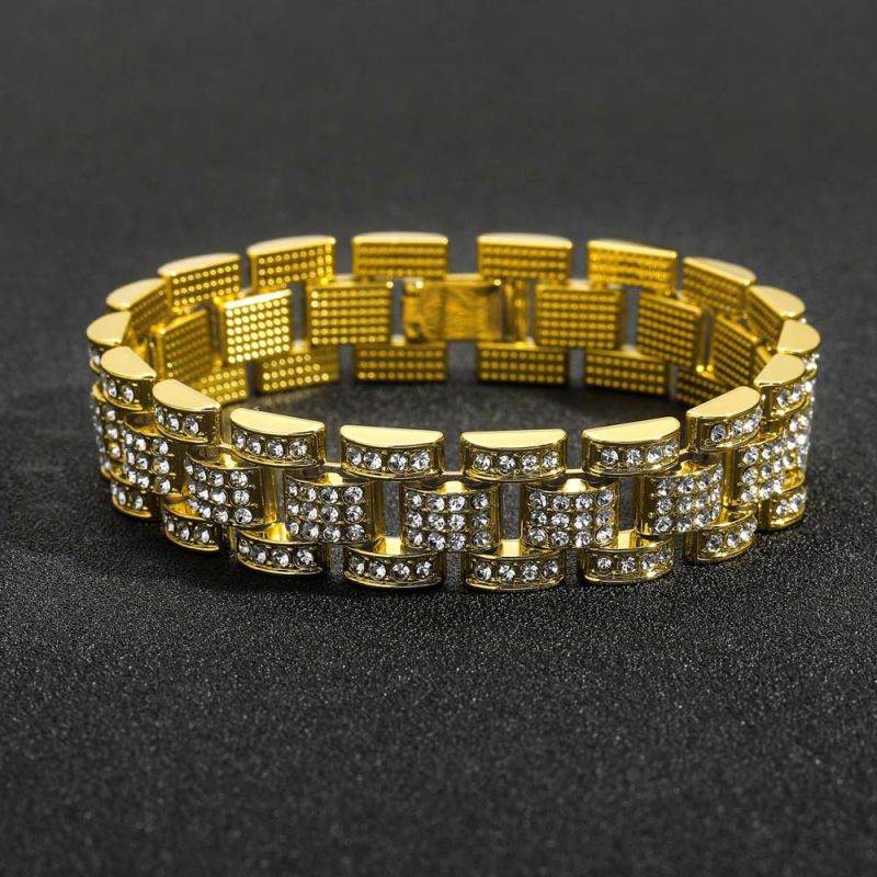 16mm Men's Iced Out Bracelet