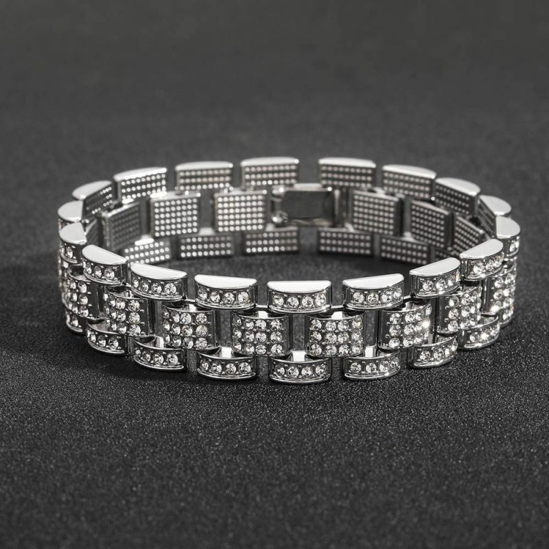 16mm Men's Iced Out Bracelet