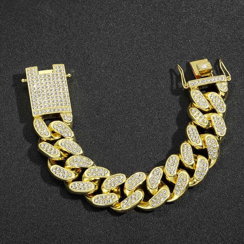 20mm Heavy Iced Cuban Bracelet