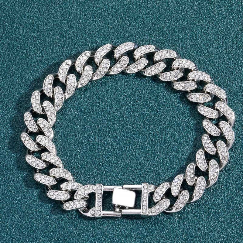 13mm Iced Miami Cuban Bracelet