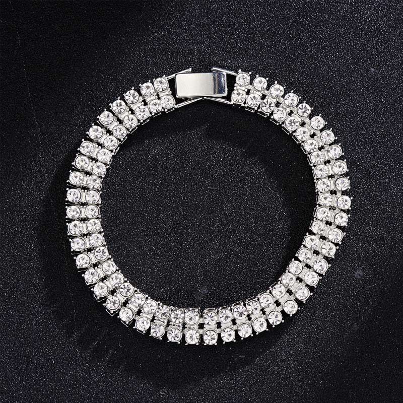 13mm Double Row Tennis Bracelet