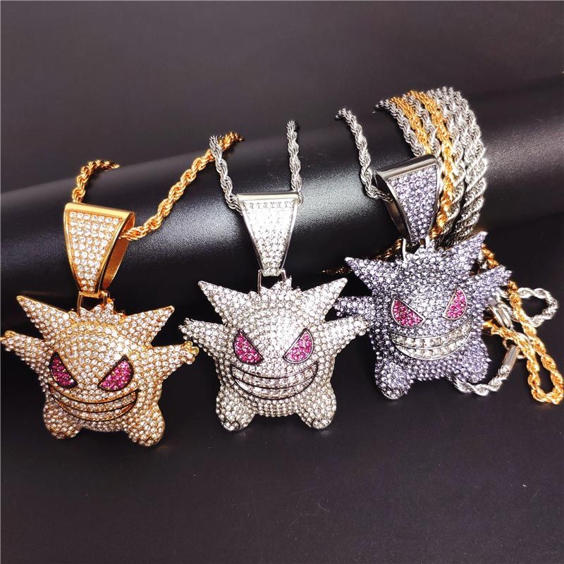 Fully Iced Gengar Pendant