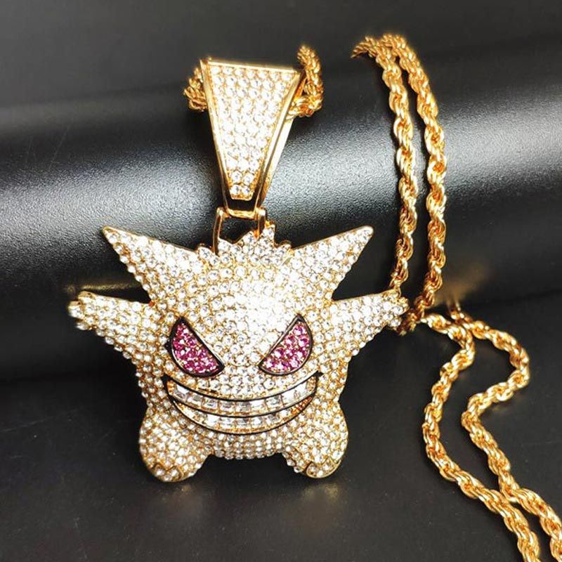 Fully Iced Gengar Pendant