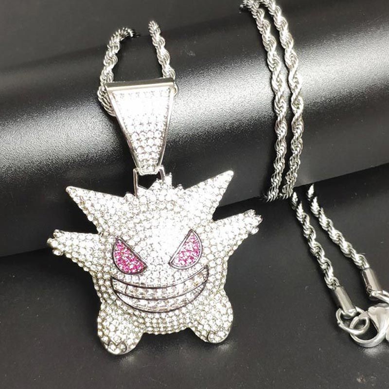 Fully Iced Gengar Pendant