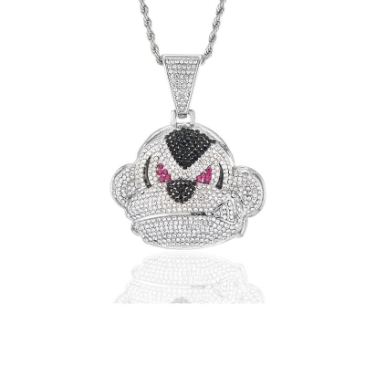 Iced Angry Monkey Pendant