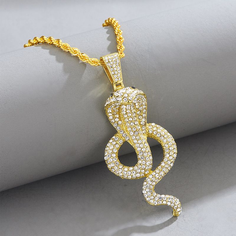 Iced Cobra Hip Hop Pendant