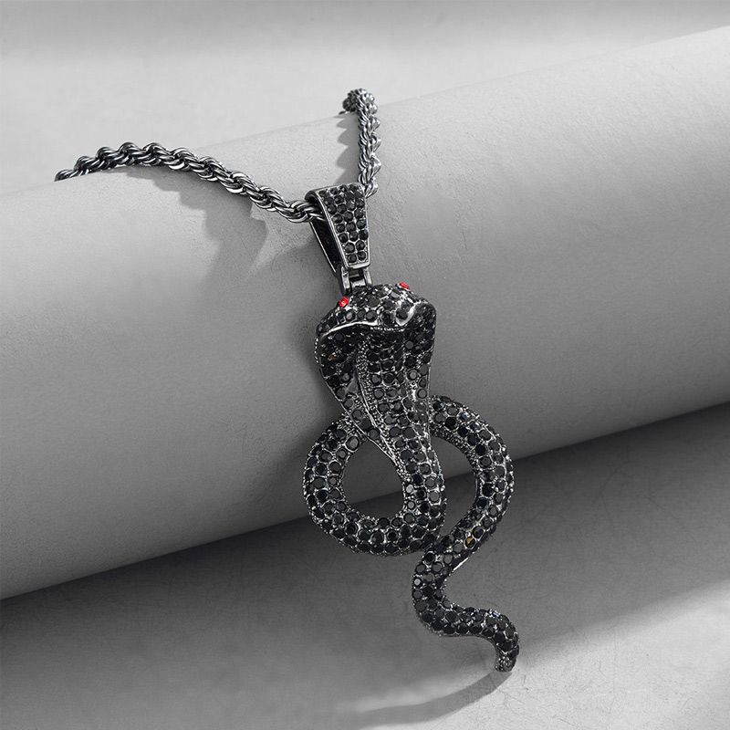 Iced Cobra Hip Hop Pendant