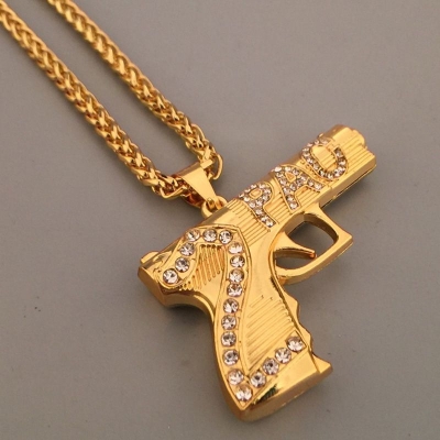 Weapon Pendant in Gold