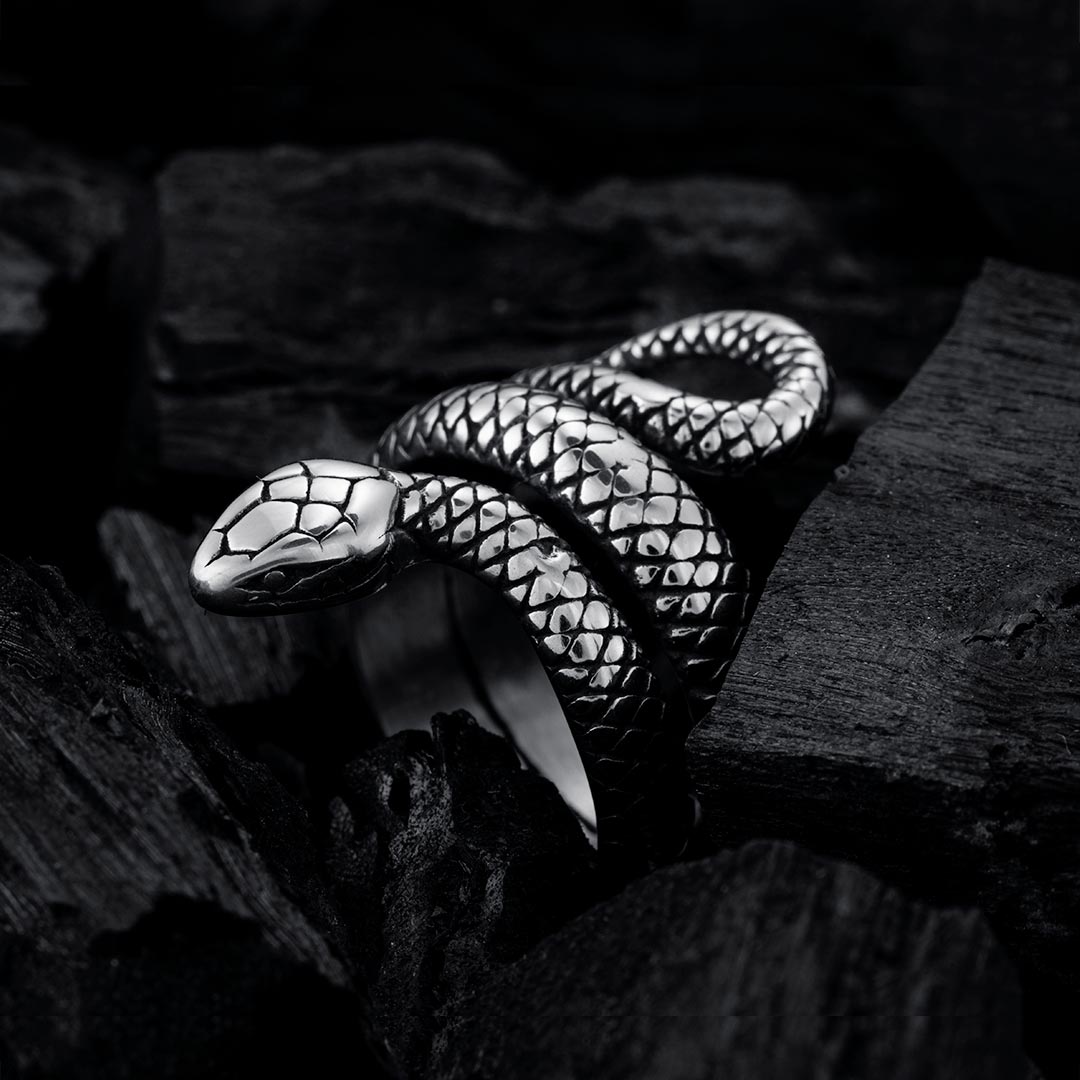 Snake Titanium Steel Ring