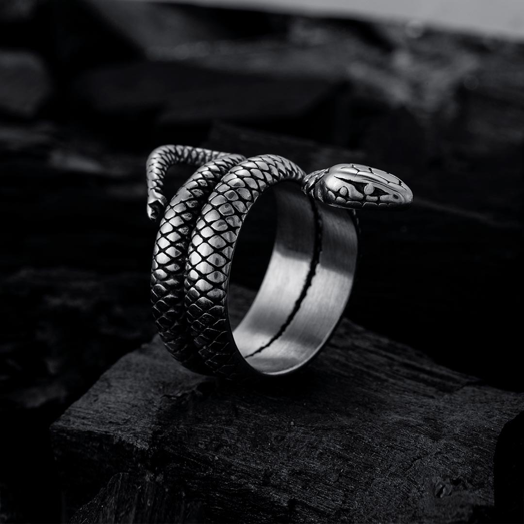 Snake Titanium Steel Ring