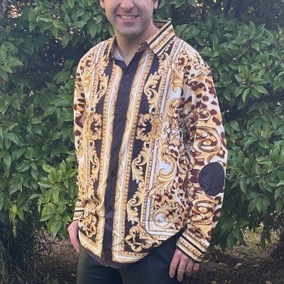 Casual Leopard Print Long Sleeve Shirt