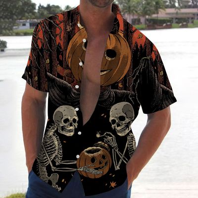 Vacation Hawaiian Print Short Sleeve Shirt