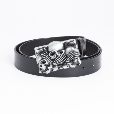 Trendy Punk Skull Personalized Belt