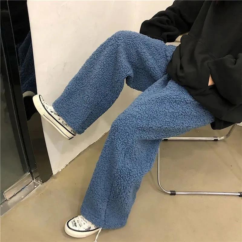 Thickened Warm Sherpa Casual Pants