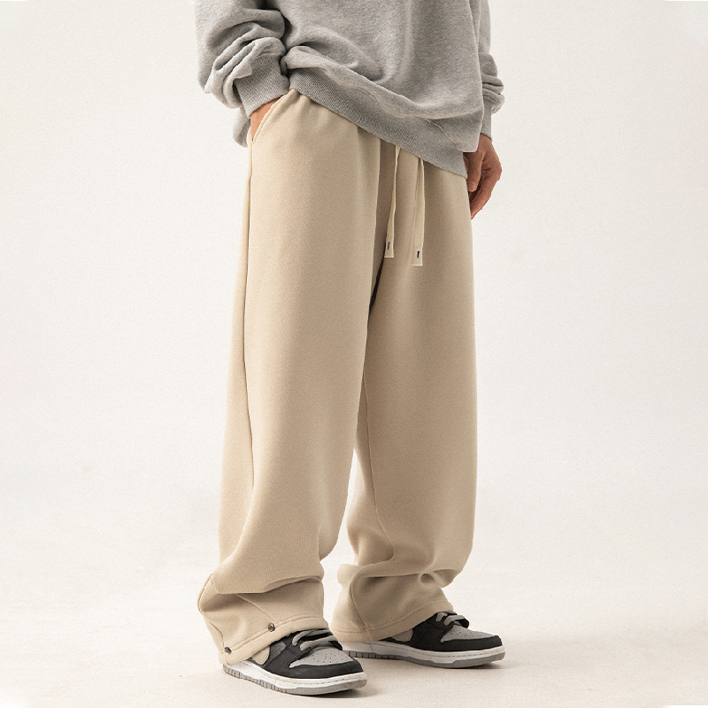 Silver Fox Velvet Thickened Loose Sports Casual Pants