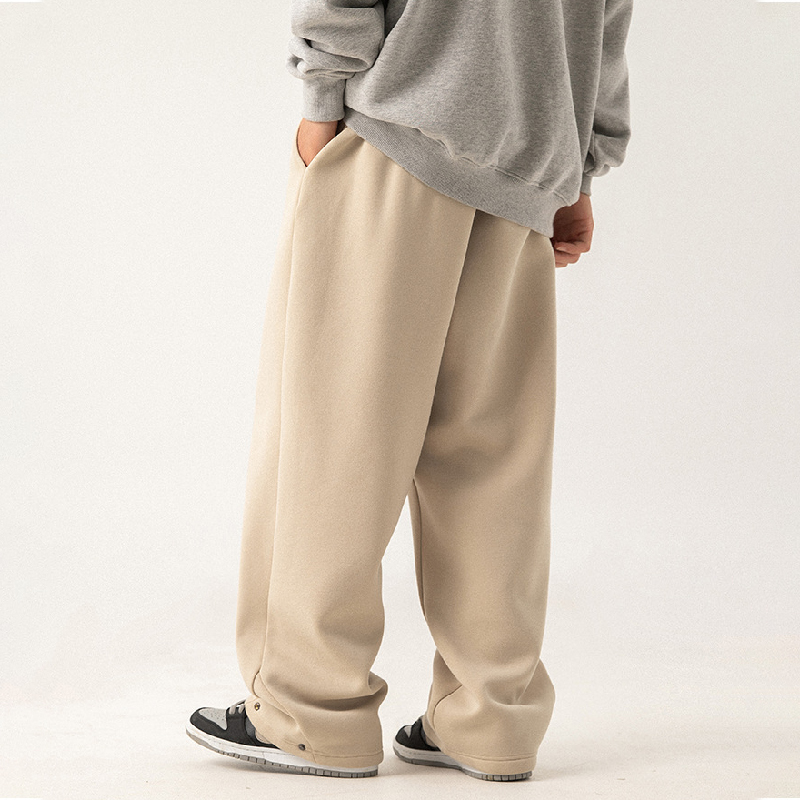 Silver Fox Velvet Thickened Loose Sports Casual Pants