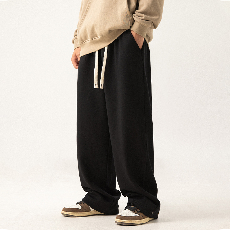 Silver Fox Velvet Thickened Loose Sports Casual Pants