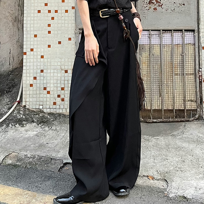 Vintage Patchwork Casual Pants