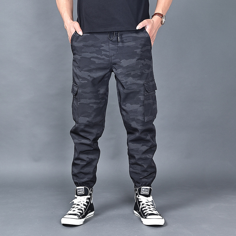 Multi Pocket Straight Leg Cargo Pants